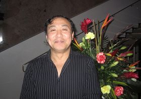 大陸新移民張天武觀看當晚的演出，他表示所有的節目都很美