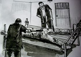 中共酷刑示意圖：電擊