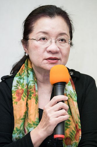 立委田秋堇表示，對於中共活摘法輪功學員器官的惡行不能視而不見，要不斷的呼籲直至迫害停止