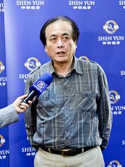 漢翔航空總經理徐延年感動於神韻將中國五千年文化詮釋得非常好。