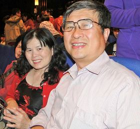 '國際獅子會300-c3區博愛獅子會會長吳文亨與家人'