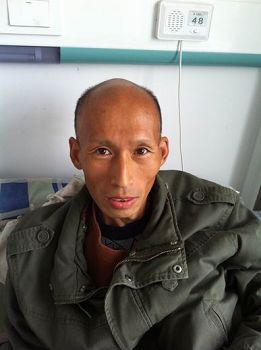 霍金平在青龍山洗腦班被關押期間被送醫