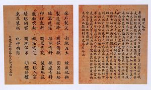 圖5 清代《陶冶圖》上瓷器製作的20個步驟