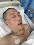 胡國艦被送入本溪中心醫院時的照片