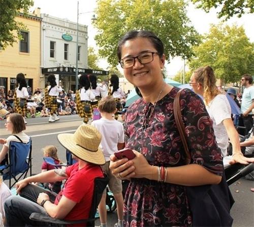 '圖8：來自台灣的本迪戈居民陳女士。'