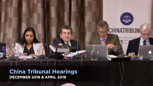 '圖1：中國獨立法庭今年判決：強摘器官已經進行了多年，法輪功學員一直是器官供應的來源'
