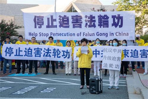 '圖7：來自遼寧省大連市的法輪功學員王春榮'